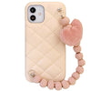 fluffy heart chain iphone case boogzel apparel