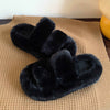 platform fluffy slippers boogzel apparel