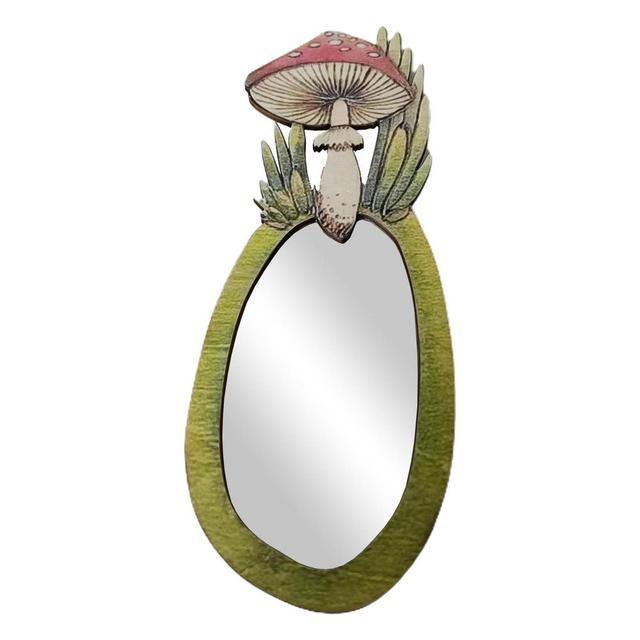 Wooden Forest Mushroom Mirror boogzel apparel