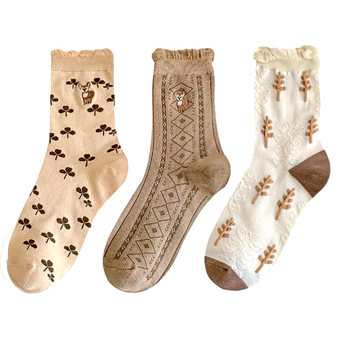 forestcore aesthetic socks boogzel apparel