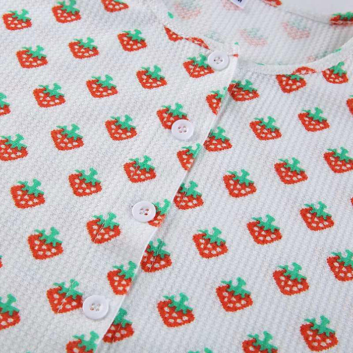strawberry cardigan boogzel apparel