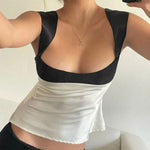 French Maid Satin Top boogzel apparel