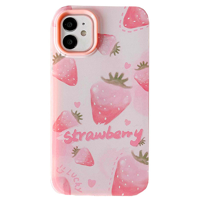 strawberry iphone case boogzel apparel