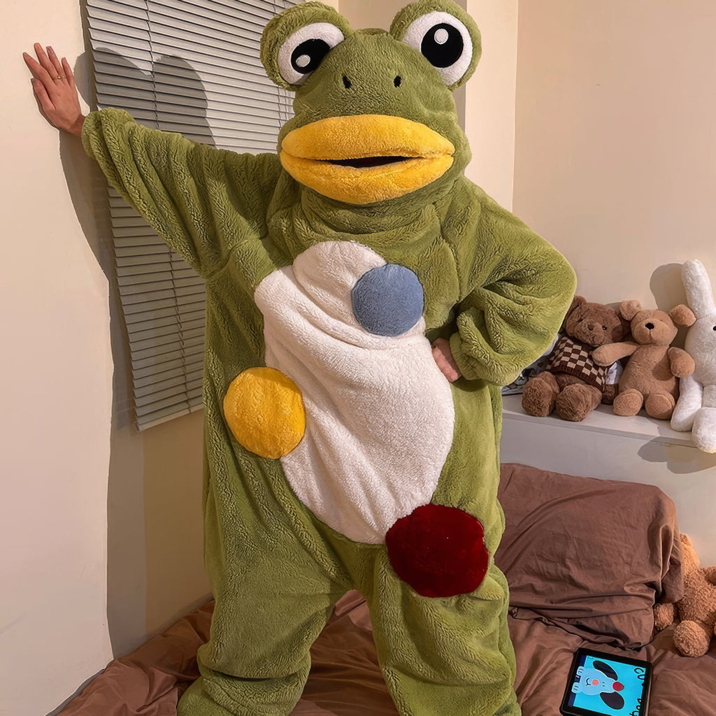 Fuzzy-Green-Yellow-Party-Frog-Onesie_