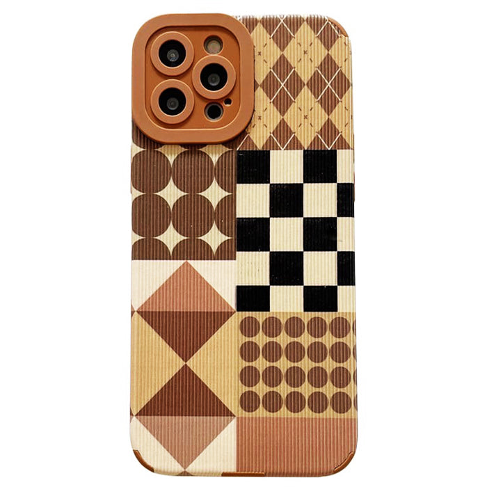 geometric print iphone case boogzel apparel