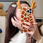 giraffe plush iphone case boogzel apparel