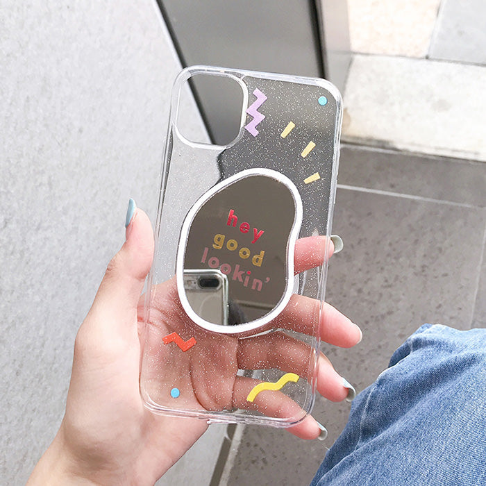Good Lookin' Mirror IPhone Case at Boogzel Apparel