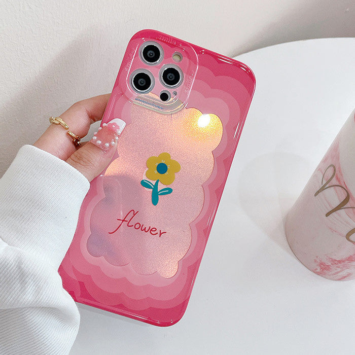 gradient flower iphone case boogzel apparel
