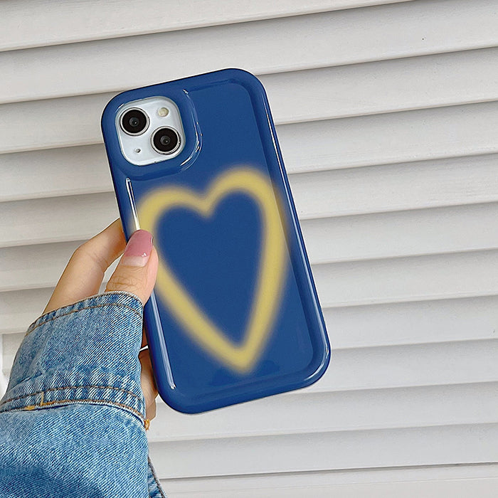 heart blue iphone case boogzel apparel