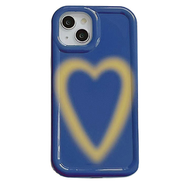 gradient heart blue iphone case boogzel apparel