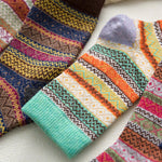 geometric pattern socks boogzel apparel