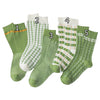 green aesthetic socks boogzel apparel