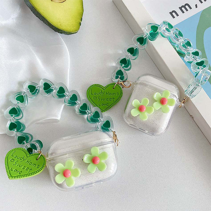 green daisy airpods case boogzel apparel