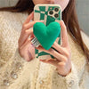 heart checkered iphone case boogzel apparel