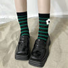 green striped socks boogzel apparel