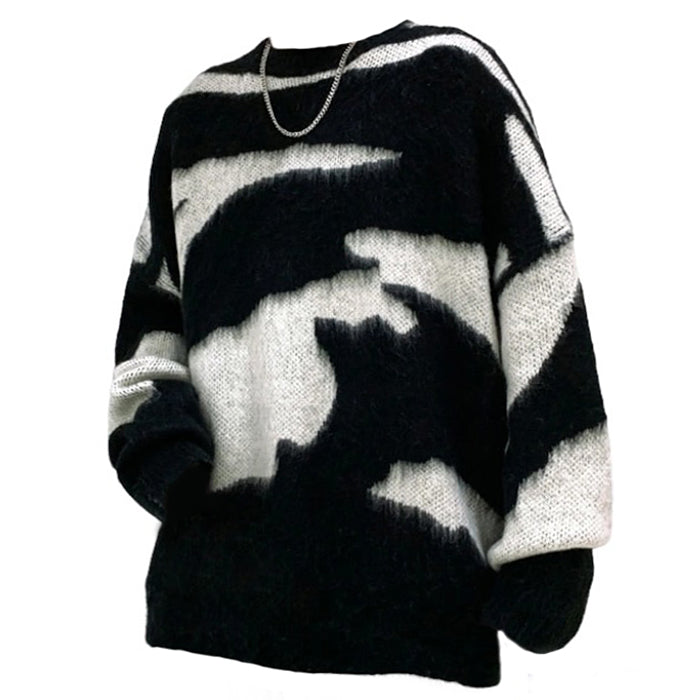 grunge aesthetic fuzzy sweater boogzel apparel
