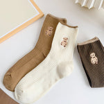 cute bear socks boogzel apparel
