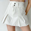 white pleated skirt boogzel apparel