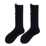 black grunge knee socks boogzel apparel
