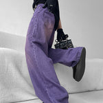 purple baggy jeans boogzel apparel