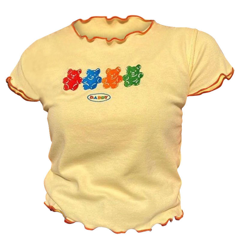 gummy bear yellow t-shirt boogzel apparel