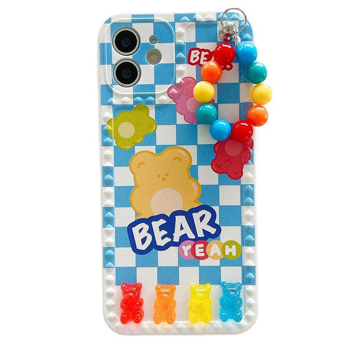 gummy bear plaid iphone case boogzel apparel