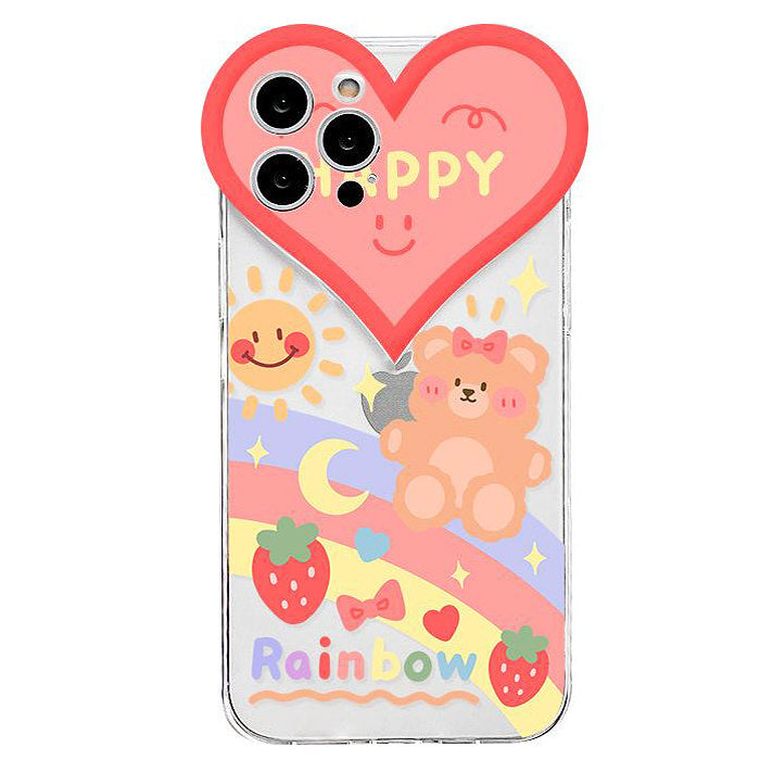 rainbow bear iphone case boogzel apparel