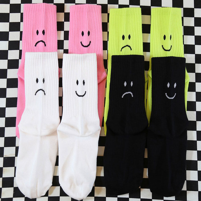 WPLOIKJD]Cute Art Creative Funny Happy Socks Harajuku Wedding Hip