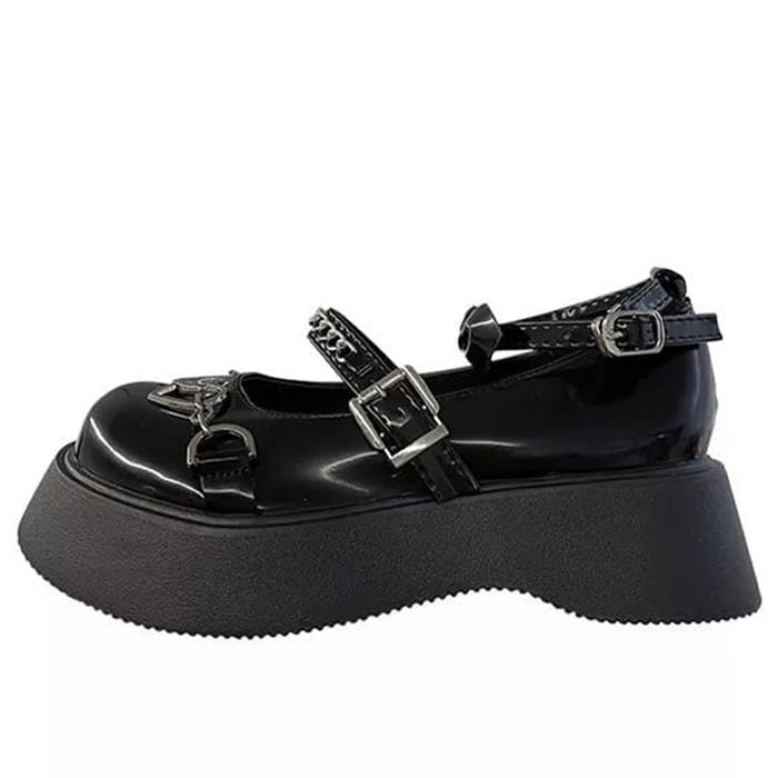 black chunky sandals boogzel apparel