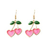heart cherry earrings boogzel apparel