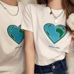 heart earth embroidered top boogzel apparel