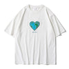white heart earth t-shirt buy