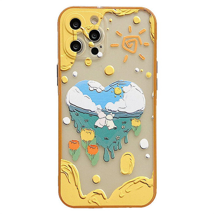 heart earth iphone case boogzel apparel