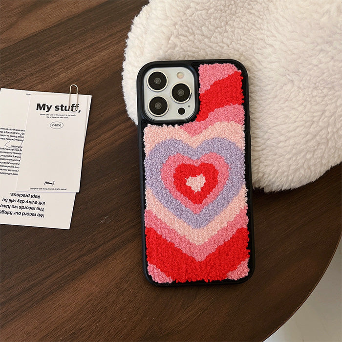 heart embroidered iphone case boogzel apparel