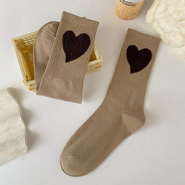 heart embroidery socks boogzel apparel