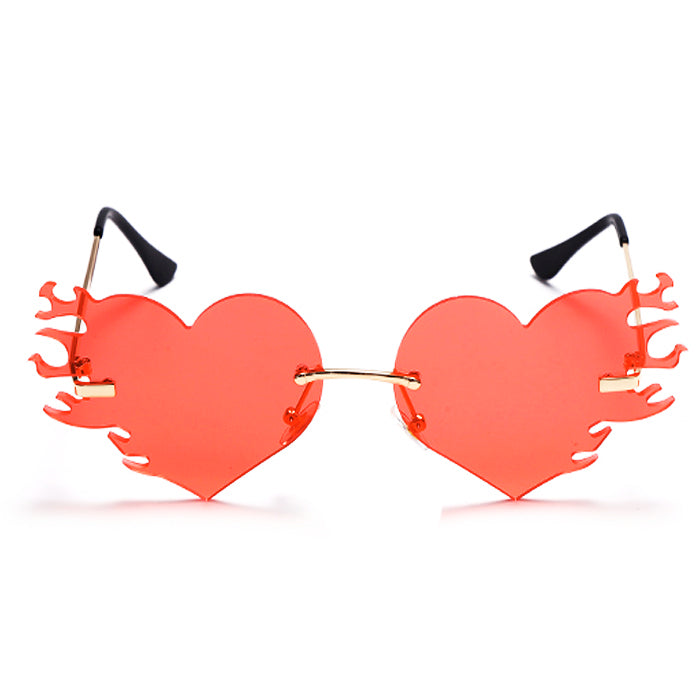 heart flame glasses boogzel apparel