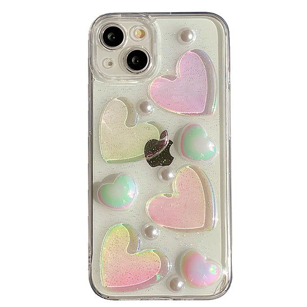 heart glitter iphone case boogzel apparel