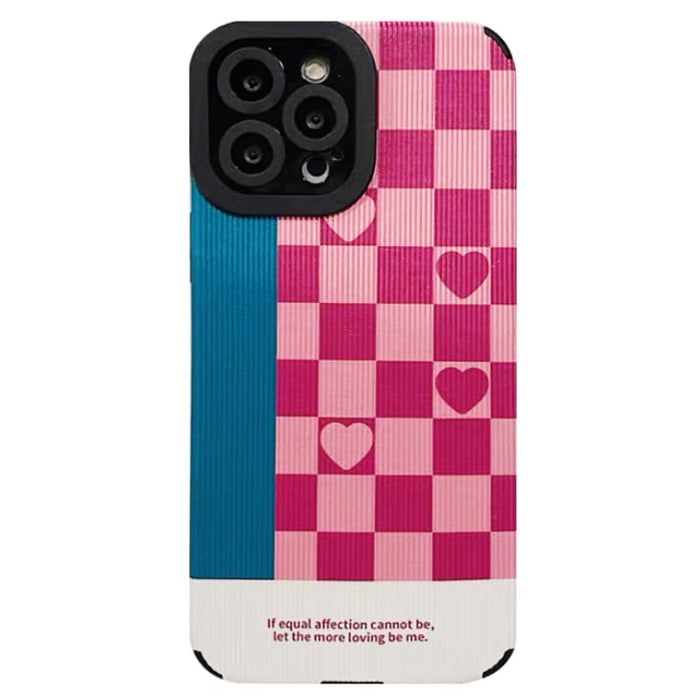 heart grid iphone case boogzel apparel