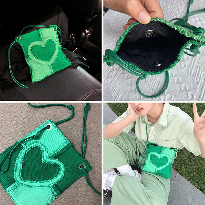 green patchwork bag boogzel apparel
