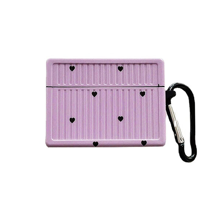 heart print airpods case boogzel apparel