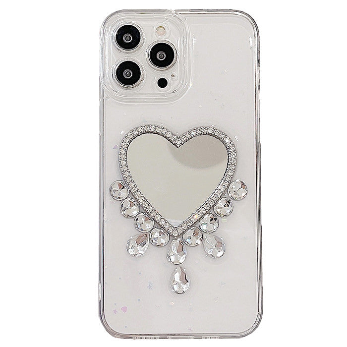 heart rhinestone iphone case boogzel apparel