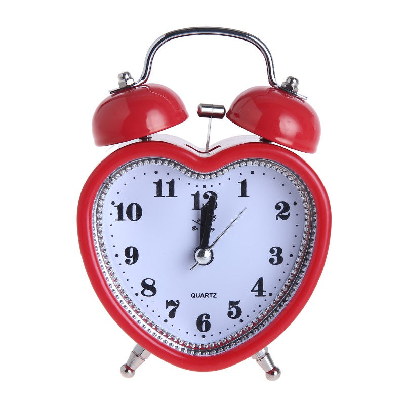 red heart shaped alarm clock boogzel apparel