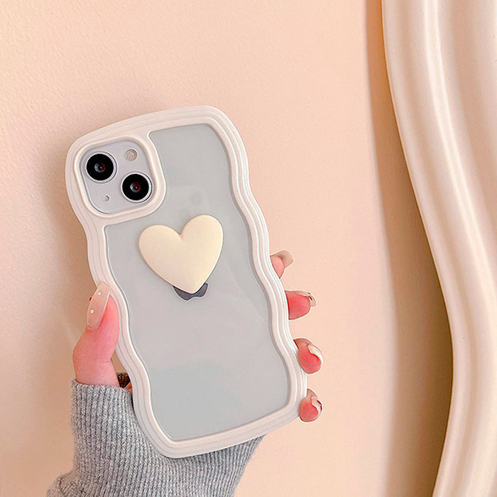 white heart iphone case boogzel apparel