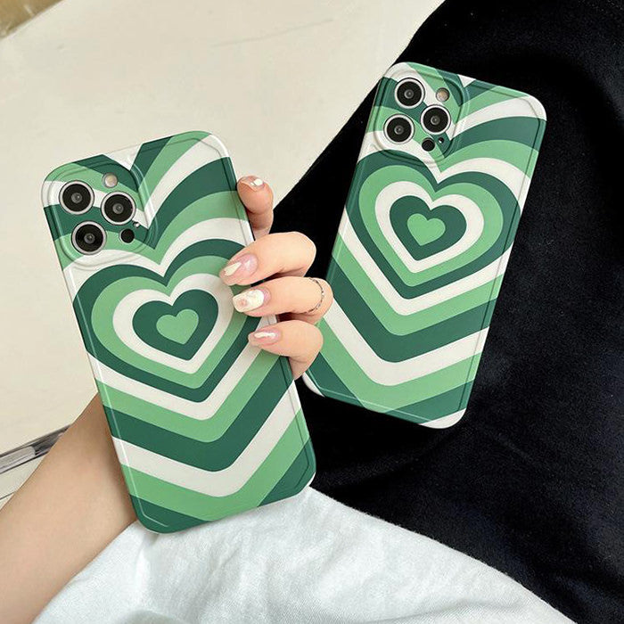 heart green iphone case shop