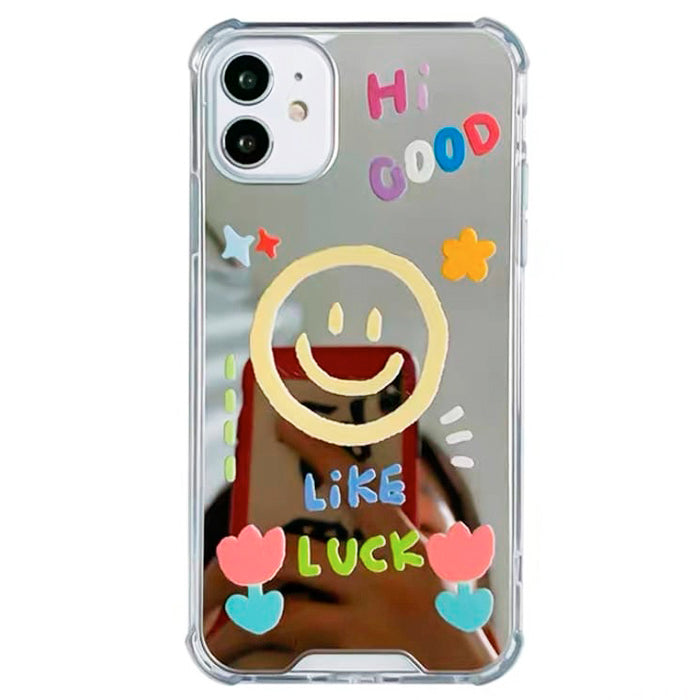 smile mirror iphone case boogzel apparel