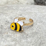 bee anxiety spinning ring boogzel apparel