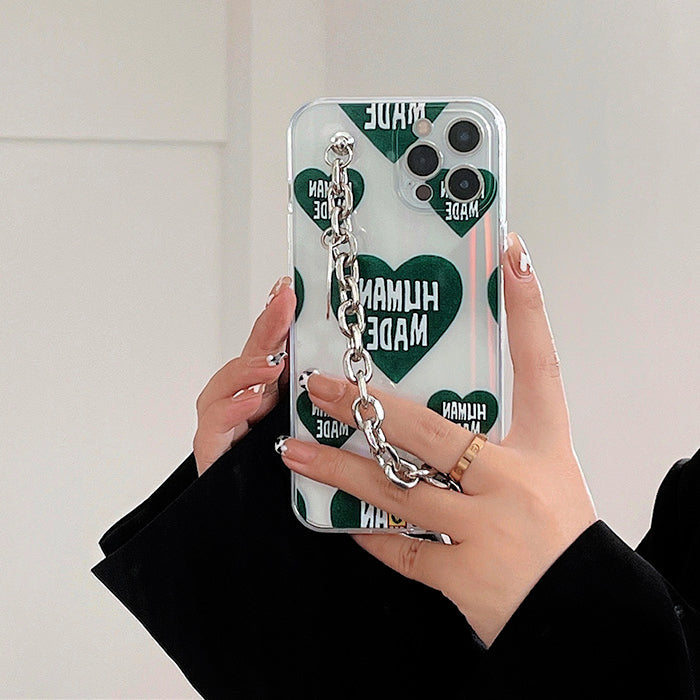 heart print phone case boogzel apparel