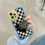 aesthetic checkered iphone case boogzel apparel