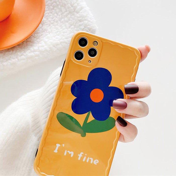 I'm Fine Flower iPhone Case