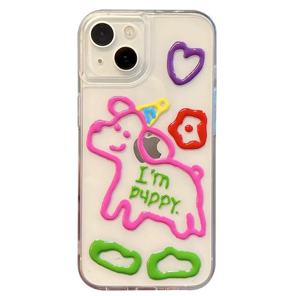 puppy iphone case boogzel apparel